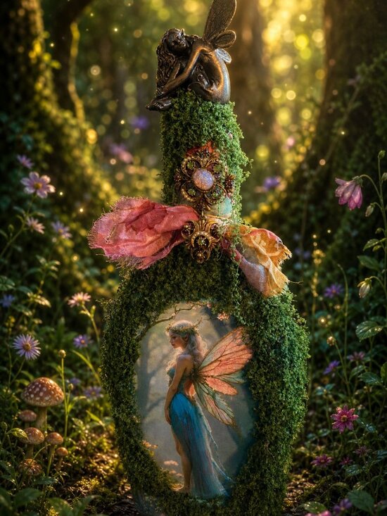Expressions By Kimi Other - Whimsical Fairy in a Magical Forest with a Secret Door!